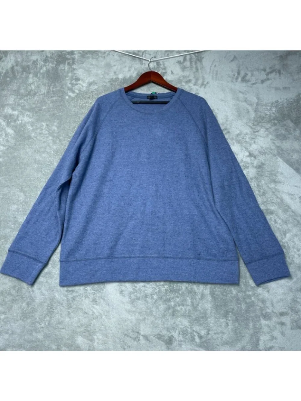 Banana Republic Men's XL Blue Crew Pullover Sweatshirt Cotton Blend F1058